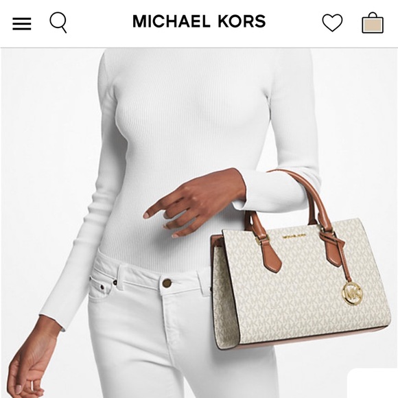 Brand New with tags! Micheal Kors purse “Sheila” in vanilla BEAUTIFUL! - Picture 3 of 13